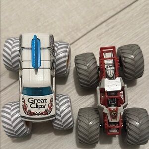 Monster Truck Toy - White and Gray